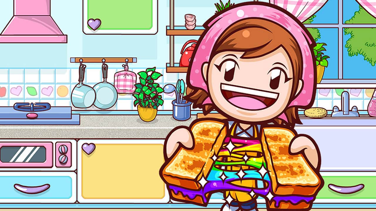 Artwork de Cooking Mama avec un sandwich douteux