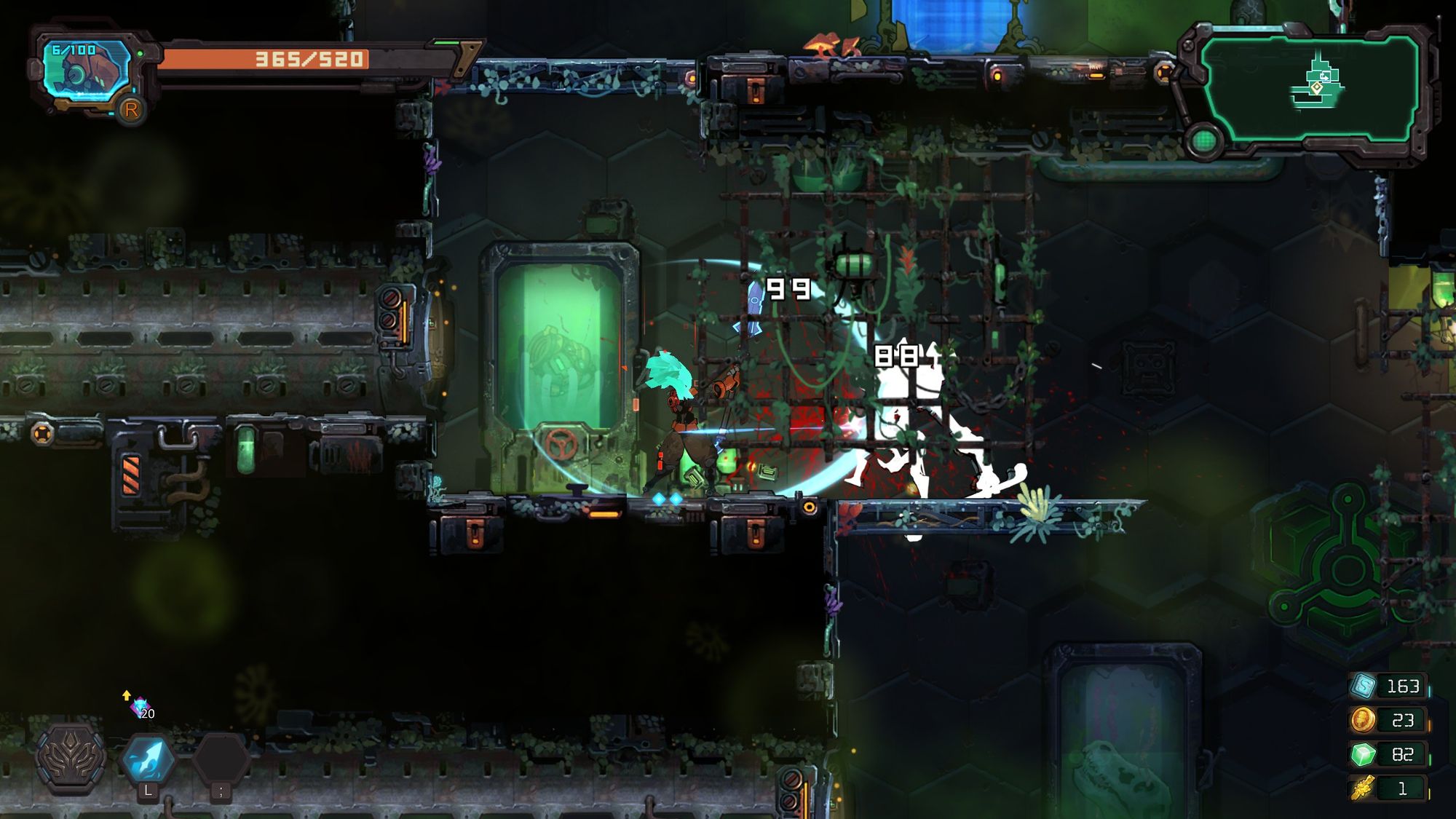 Combat entre deux robots dans un sous-sol