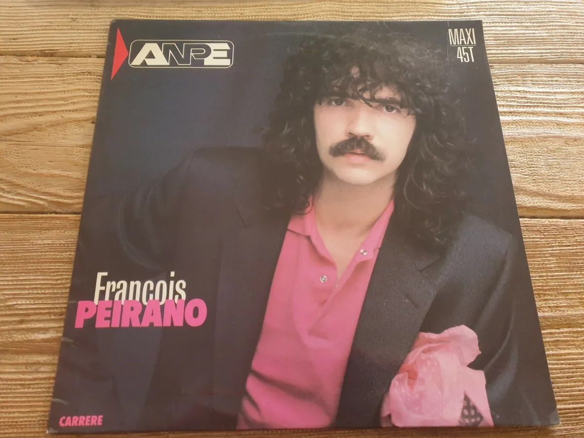 Homme moustachu sur un disque nommé "ANPE"