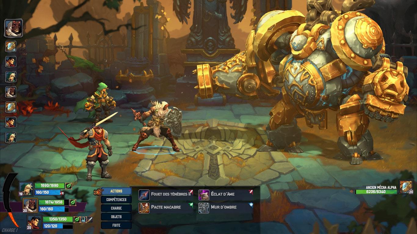 battle chasers combat