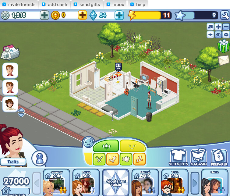 Les Sims Facebook