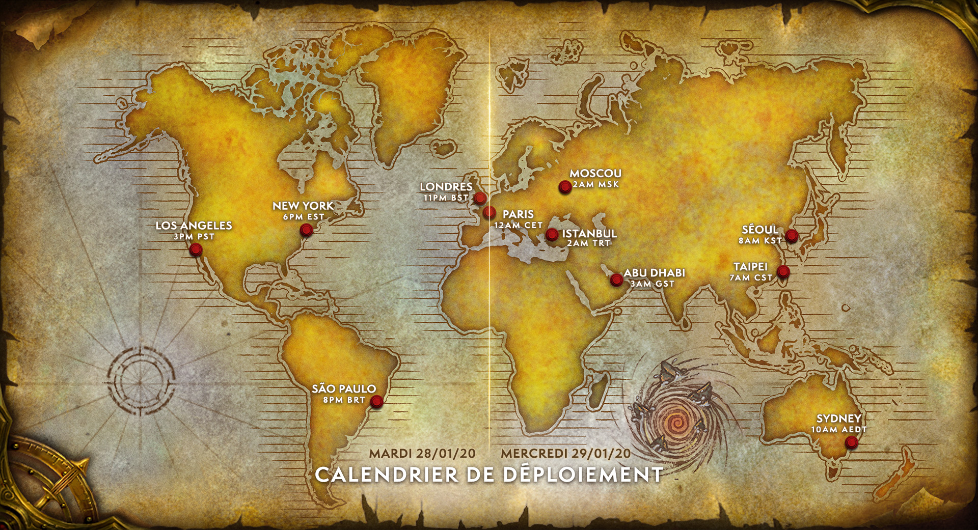Warcraft III : Reforged carte de sortie