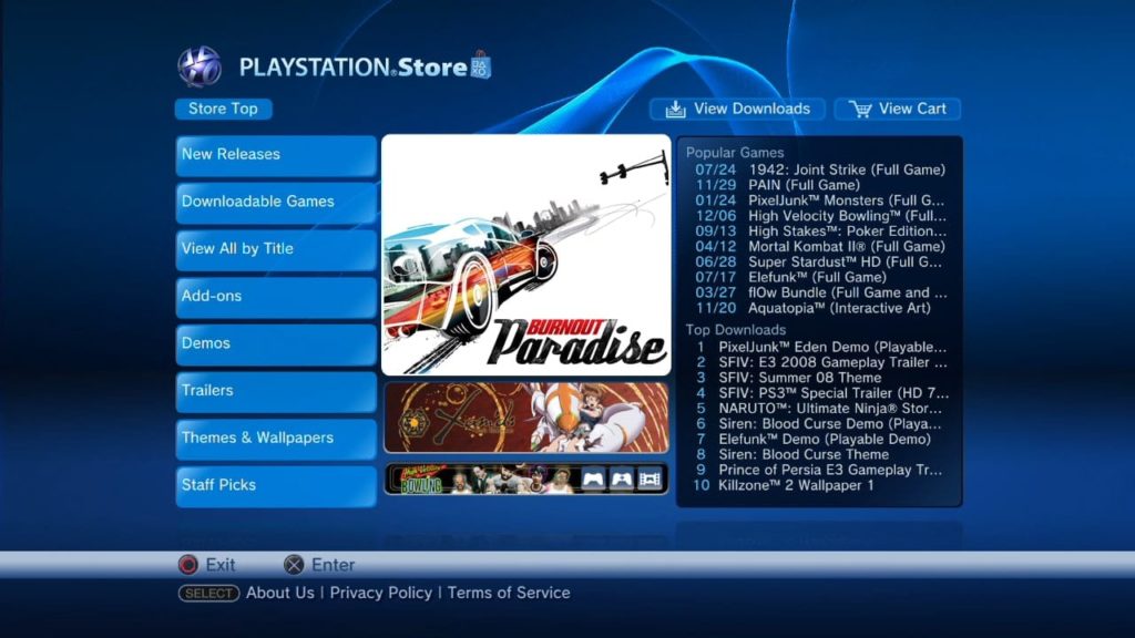 store sony news PS3 store