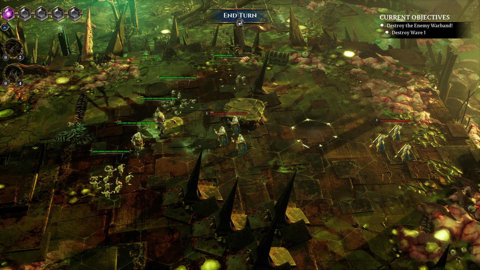 Warhammer Age of Sigmar : Stormground critique screenshot maggotkin vs stormcast